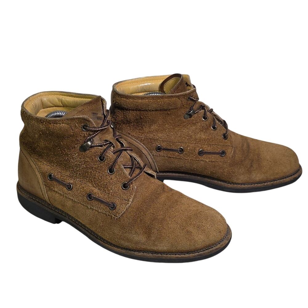 Neil M Footwear Jasper Brown Suede Leather Chukka Boots Mens Size 9